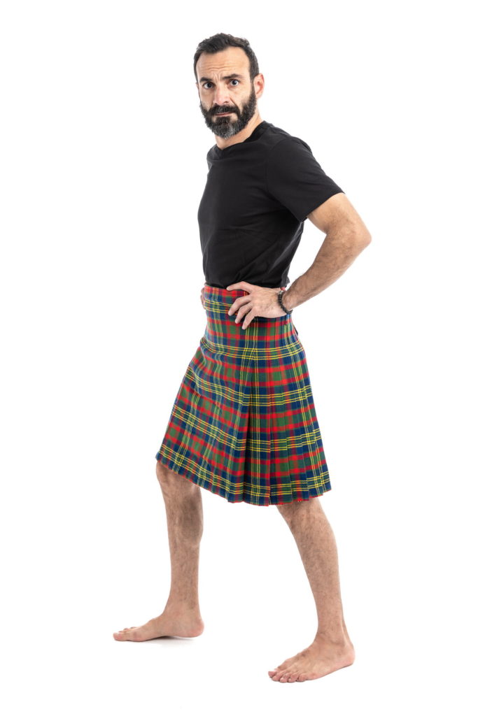 Chieftain Hamilton Grey 8 Yard DELUXE Kilt Limited sizes left only £19.99 