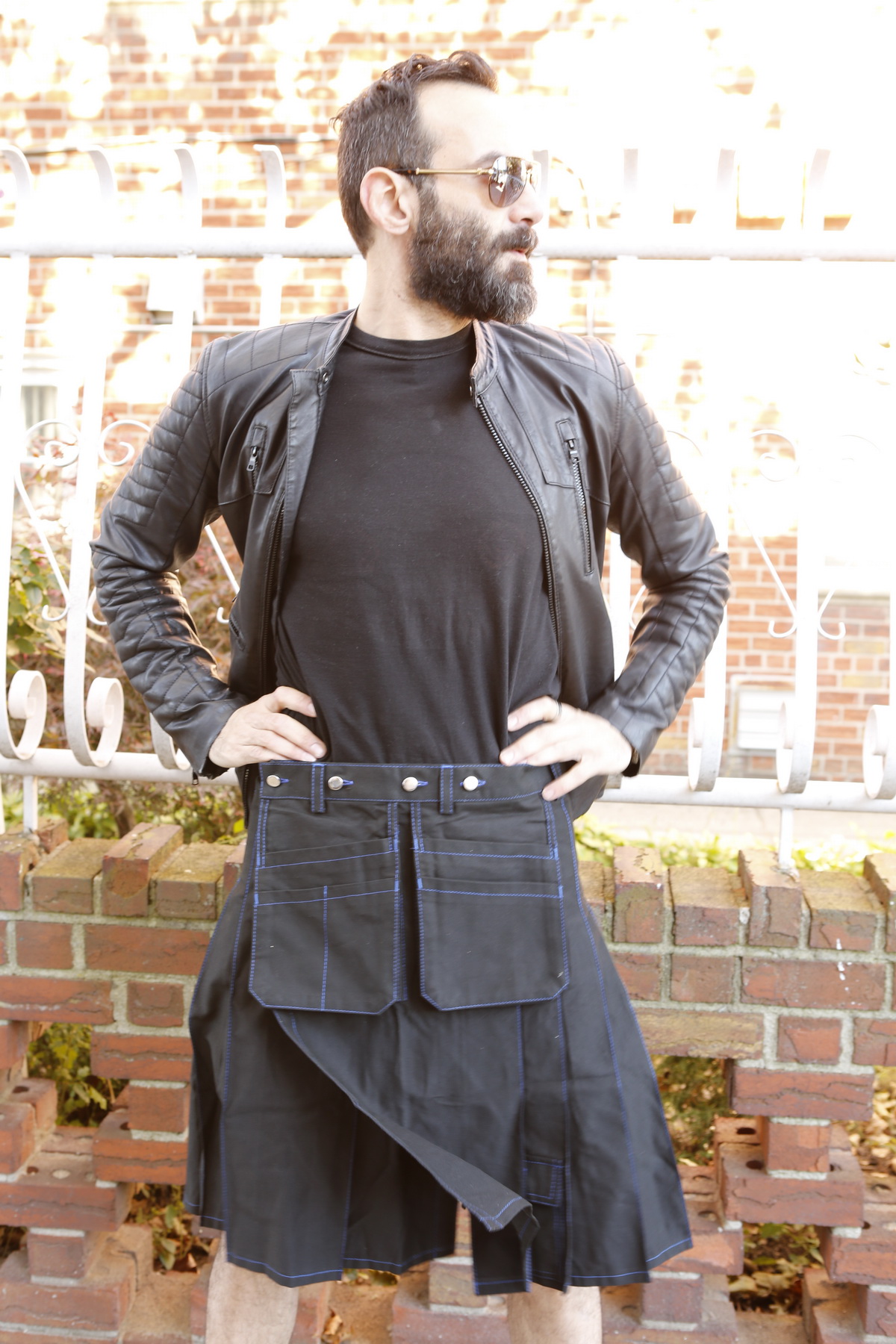 Workwear Kilt For Working Men-front