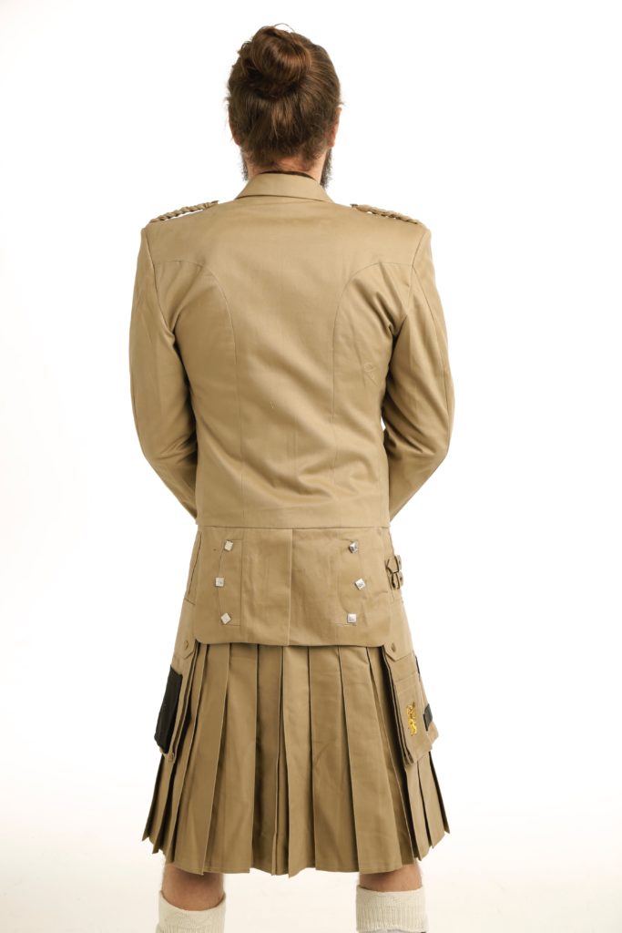 Casual Prince Charlie Kilts Outfit Back-waistcoat back