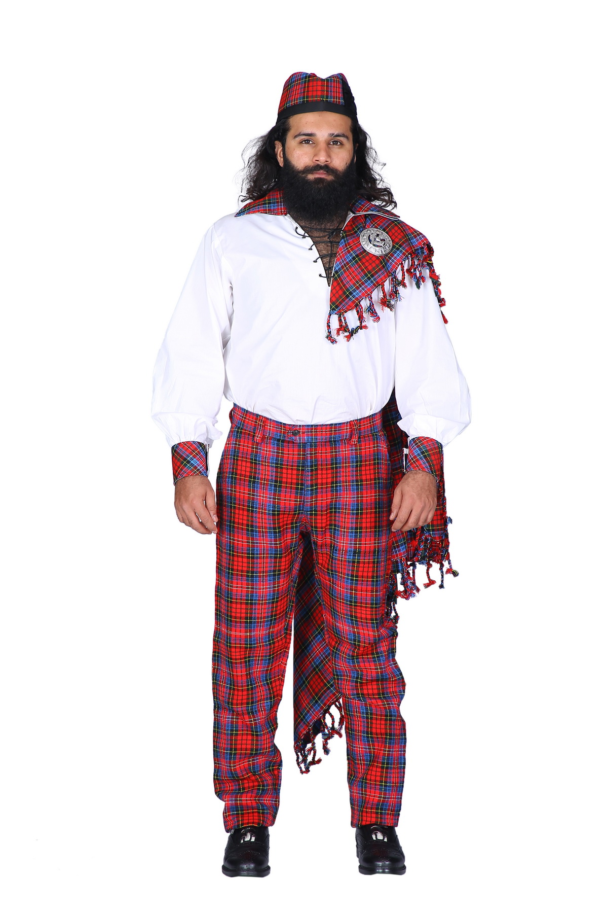 McPherson Red Tartan Scottish Highland Traditional Pleated Active Men New Kilts 
